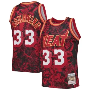 Alonzo Mourning Miami Heat Hardwood Classics 1996/97 Lunar New Year Swingman Prime Jersey Red