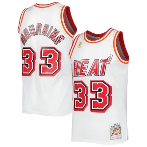 Alonzo Luxueux Mourning Miami Heat Hardwood Classics Swingman Jersey White
