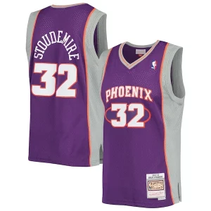 Amar'e Stoudemire Phoenix Suns 2001/02 Hardwood Bold Classics Swingman Jersey Purple/White