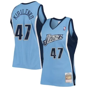 Andrei Kirilenko Utah Jazz 2009/10 Moderne Hardwood Classics Swingman Jersey Powder Blue