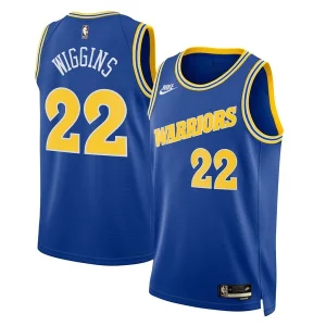 Andrew Wiggins Golden State Warriors Nike Swingman Jersey Classic Edition Blue Tendance
