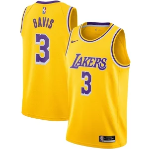 Anthony Davis Los Angeles Lakers Nike Swingman Jersey Captivant Gold Icon Edition