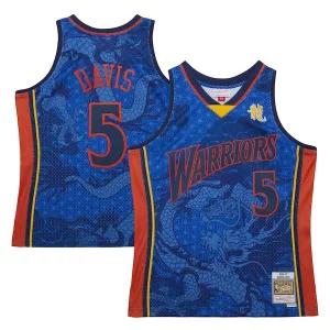 Baron Davis Golden State Warriors Uniques 2006/07 Hardwood Classics Asian Heritage 6.0 Swingman Throwback Player Jersey Royal