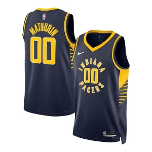 Bennedict Mathurin Indiana Pacers Nike Unisex Swingman Jersey Icon Edition Navy Distingué