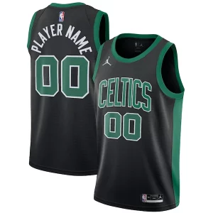 Boston Celtics Unique Jordan Brand Swingman Custom Jersey Statement Edition Black