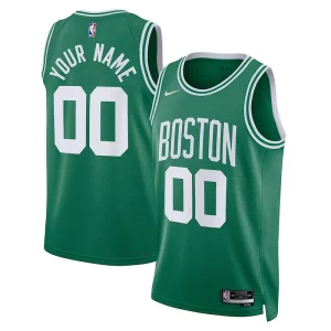 Boston Celtics Nike Unisex 2022/23 Swingman Uniques Custom Jersey Kelly Green Icon Edition