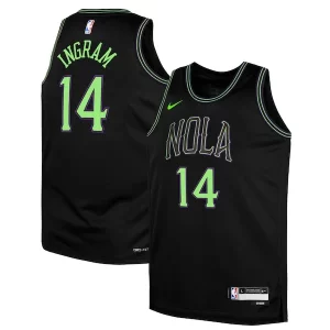 Brandon Ingram New Orleans Pelicans Nike Youth Swingman Replica Jersey Dashing City Edition Black