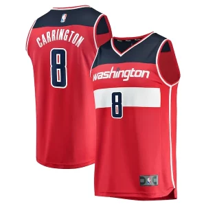 Carlton Carrington Washington Wizards Fast Break Replica Player Jersey Icon Collectible Edition Red