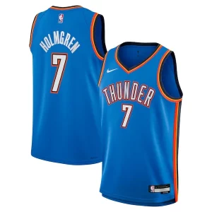 Chet Holmgren Refiné Oklahoma City Thunder Nike Youth Swingman Jersey Icon Edition Blue