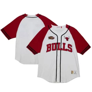 Chicago Bulls Magnifique Practice Day Baseball Jersey White