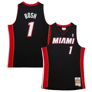Chris Bosh Miami Heat Notable Hardwood Classics Swingman Jersey Black