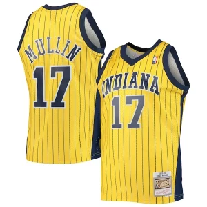 Chris Mullin Indiana Pacers 1999/00 Hardwood Classics Superbe Swingman Jersey Gold