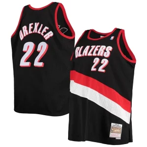 Clyde Drexler Portland Trail Blazers 1991/92 Big & Tall Hardwood Exclusif Classics Swingman Jersey Black