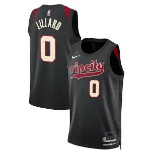 Damian Lillard Portland Trail Blazers Nike Unisex 2023/24 Swingman Jersey Collectible Black City Edition