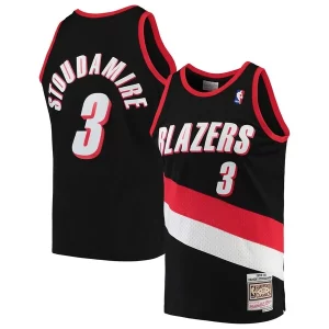 Damon Stoudamire Portland Trail Blazers 1999/00 Hardwood Classics Swingman Jersey Black Captivant