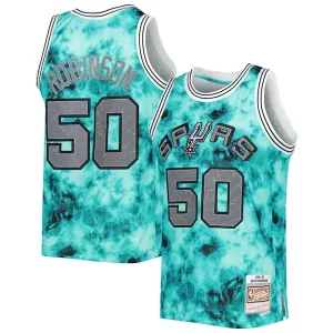 David Robinson San Antonio Spurs 1998/99 Galaxy Swingman Prime Jersey Teal
