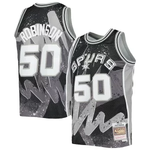 David Robinson Premium San Antonio Spurs Hardwood Classics 1998/99 Hyper Hoops Swingman Jersey Black