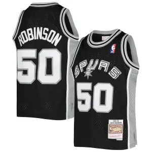 David Robinson San Antonio Spurs Youth 1998/99 Hardwood Classics Swingman Uniques Jersey Black