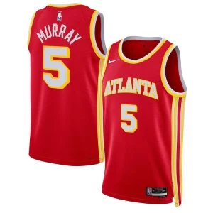 Dejounte Murray Atlanta Hawks Éclatant Nike Unisex Swingman Jersey Association Edition Red