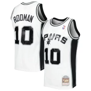 Dennis Confortable Rodman San Antonio Spurs 2001/02 Hardwood Classics Swingman Jersey White