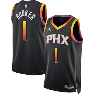 Devin Booker Phoenix Authentique Suns Jordan Brand Unisex Swingman Jersey Statement Edition Black