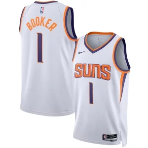 Devin Booker Phoenix Suns Authentique Nike Unisex Swingman Jersey Association Edition White/Purple