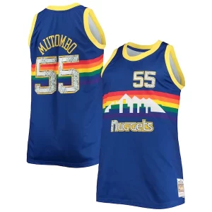 Dikembe Mutombo Denver Nuggets Big Bold & Tall 1991/92 NBA 75th Anniversary Diamond Swingman Jersey Blue