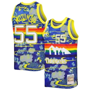 Dikembe Mutombo Denver Nuggets Hardwood Classics Lunar New Year Swingman Moderne Jersey Blue
