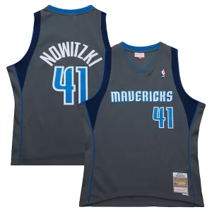 Dirk Nowitzki Dallas Mavericks 2003/04 Hardwood Classics Swingman Jersey Tendance Gray
