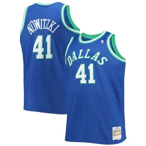 Dirk Nowitzki Dallas Mavericks Big & Moderne Tall 1998/99 Hardwood Classics Swingman Jersey Blue