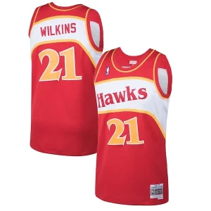 Dominique Wilkins Atlanta Hawks 1986/87 Hardwood Classics Swingman Jersey Red Stylish