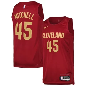 Donovan Mitchell Cleveland Cavaliers Nike Swingman Player Jersey Icon Edition Refiné Wine