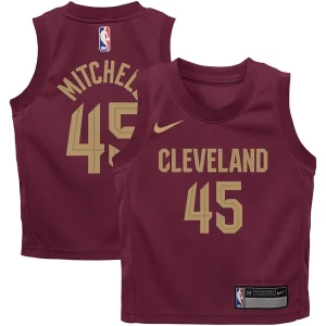 Donovan Mitchell Cleveland Cavaliers Nike Toddler Magnifique Swingman Player Jersey Icon Edition Wine