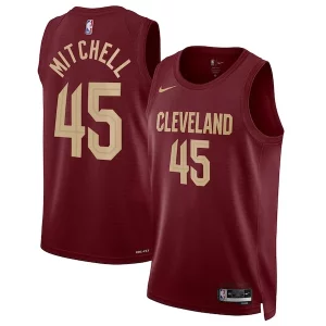 Donovan Mitchell Cleveland Prime Cavaliers Nike Unisex Swingman Jersey Icon Edition Wine/White