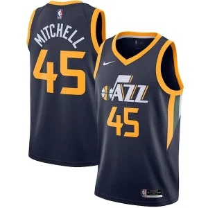 Donovan Mitchell Utah Jazz Nike 2020/21 Swingman Gracieux Jersey Navy Icon Edition
