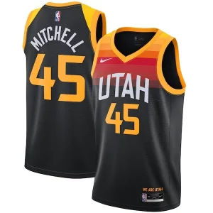 Donovan Mitchell Utah Jazz Nike Exclusif 2021/22 Swingman Player Jersey Black City Edition