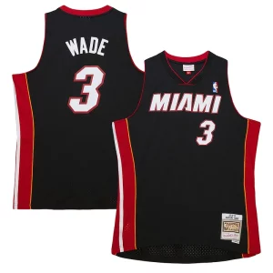 Dwyane Wade Commémoratif Miami Heat Hardwood Classics Swingman Jersey Black