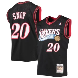 Eric Charming Snow Philadelphia 76ers 2000/01 Hardwood Classics Swingman Jersey Black