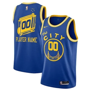 Golden State Warriors Nike 2020/21 Hardwood Classics Swingman Custom Jersey Blue Luxueux