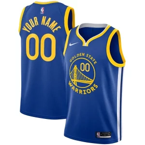 Golden State Warriors Nike Moderne Unisex 2019/20 Custom Swingman Jersey Royal Icon Edition