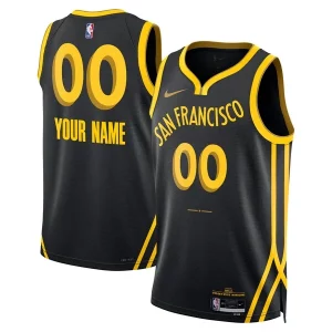 Golden State Warriors Nike Unisex 2023/24 Exquisite Custom Swingman Jersey Black City Edition