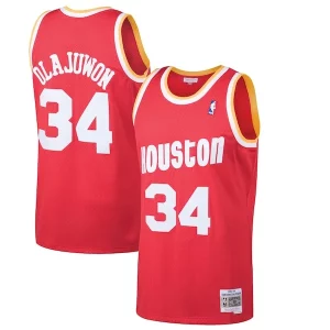 Hakeem Confortable Olajuwon Houston Rockets 1993/94 Hardwood Classics Swingman Jersey Red