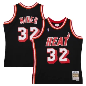 Harold Miner Miami Heat 1992/93 Hardwood Éclatant Classics Swingman Throwback Jersey Black