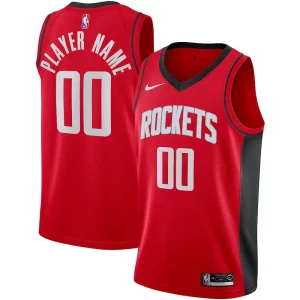 Houston Rockets Nike 2020/21 Stylish Swingman Custom Jersey Icon Edition Red