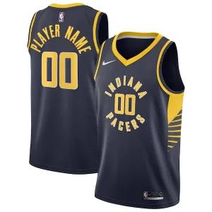 Indiana Pacers Nike Swingman Custom Jersey Navy Admirable Icon Edition