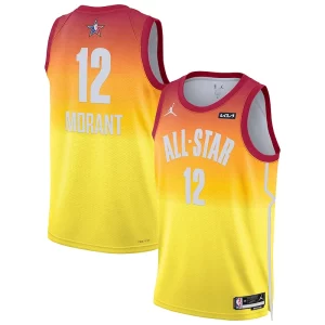 Ja Morant Jordan Brand 2023 NBA All Star Admirable Game Swingman Jersey Orange