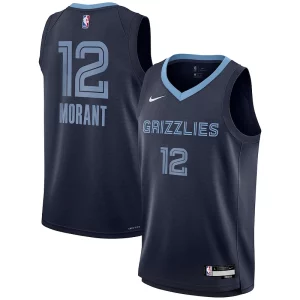 Ja Morant Memphis Grizzlies Nike Youth Swingman Jersey Icon Edition Navy Refiné