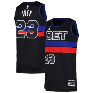 Jaden Ivey Detroit Pistons Refiné Jordan Brand Unisex Swingman Jersey Statement Edition Black