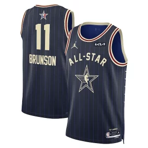 Jalen Brunson Jordan Brand Unisex 2024 Distingué NBA All Star Game Swingman Jersey Navy