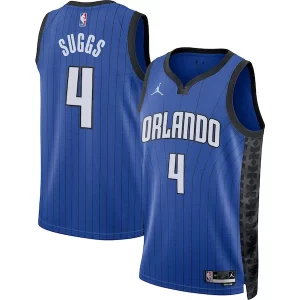 Jalen Suggs Orlando Magic Jordan Brand Unisex Swingman Haut de gamme Jersey Statement Edition Blue